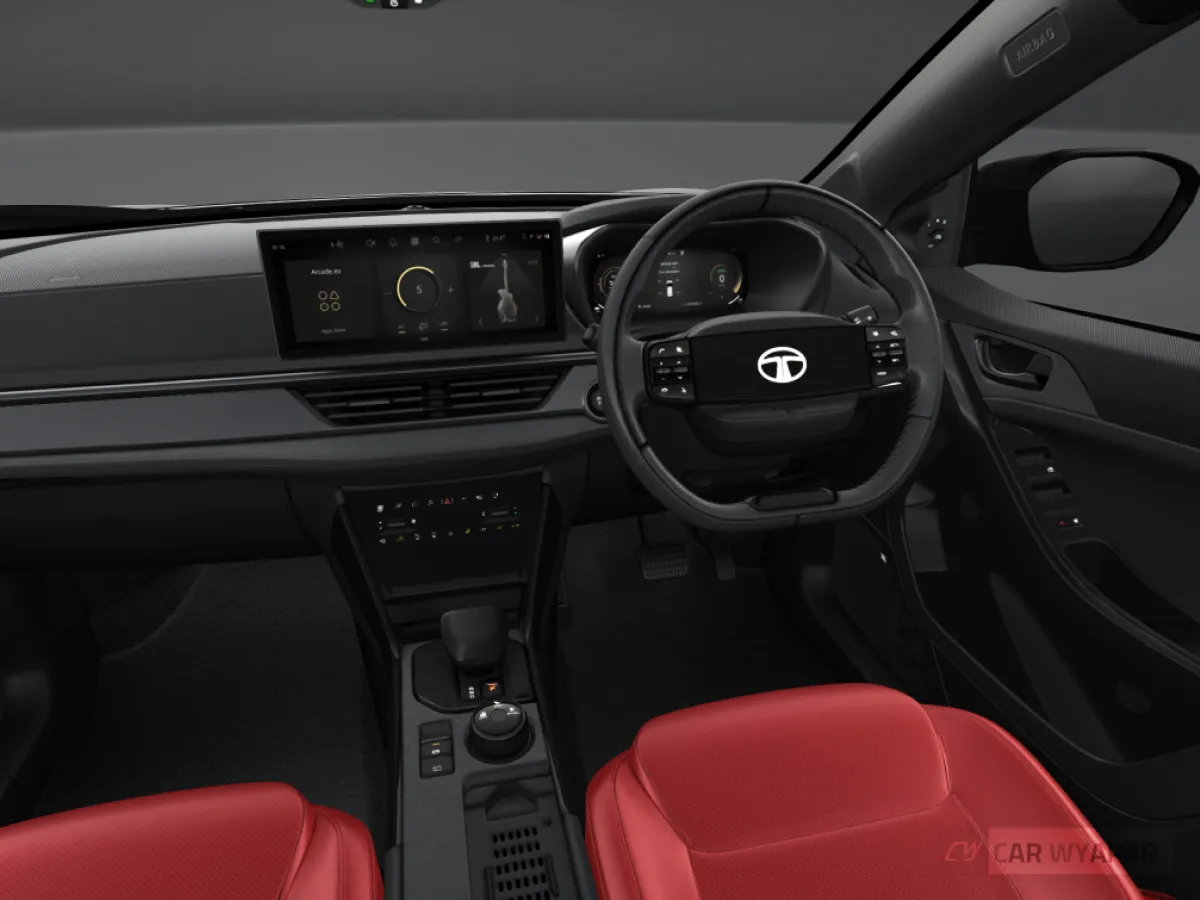 Tata Nexon EV Empowered Plus 45 Red Dark